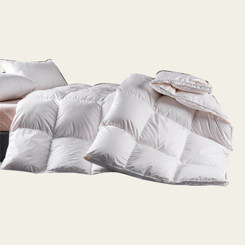 সাদা হালকা হংস পালক কুইল্ট